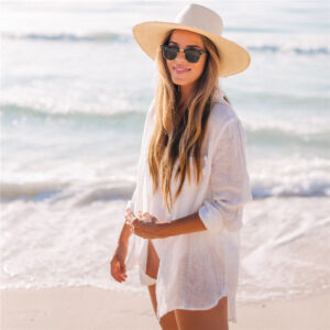 Pocket beach blouse