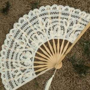 Lace Fan Vintage Handmade Fan