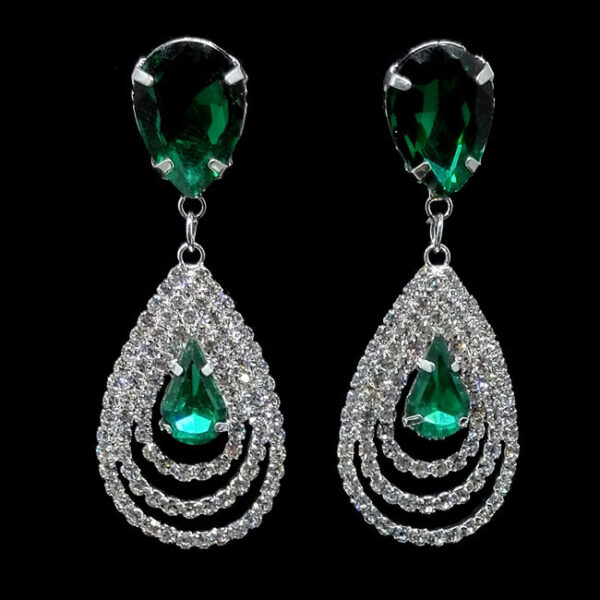 Crystal drop earrings - Image 7