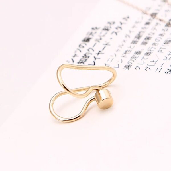 Fashion Jewelry Pearl Stud U-Shaped Clip Without Ear Hole And Ear Bone Clip Female - Image 4