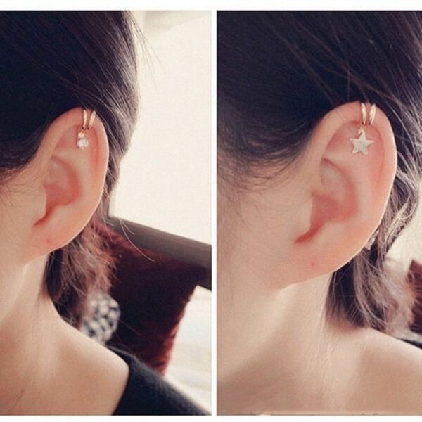 Fashion Jewelry Pearl Stud U-Shaped Clip Without Ear Hole And Ear Bone Clip Female - Image 6