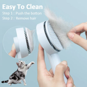 Pet Needle Comb Hair Remover Brush Dog And Cat Pet Comb Self Cleaning Massage Brushes Grooming Supplies