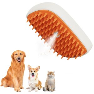 USB Rechargeable Pets Steam Brush Spray Massage Comb Pet Grooming Tools Cat Steam Comb Pet Products