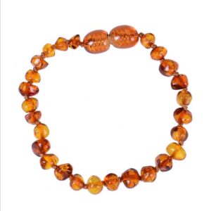 Baltic natural amber baby bracelet Infant child teething diy irregular amber bracelet