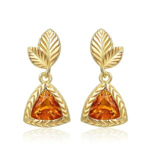 Natural Citrine Earrings