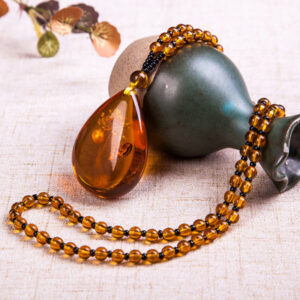 Brazilian amber necklace for men and women