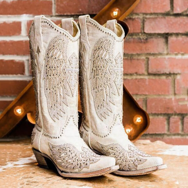 Women's Cowgirl Boots with Rhinestones