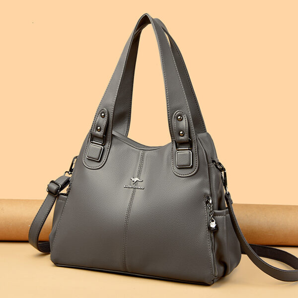 Women's Vintage Shoulder Bag with Spacious Interior - Image 8