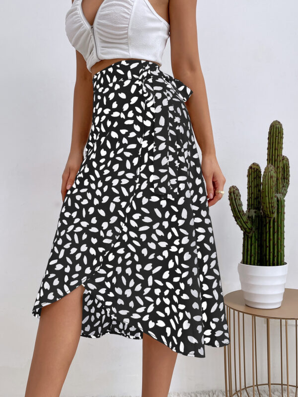 Elegant Polka Dot Print Ladies' Dress - Image 9