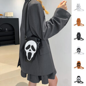 Halloween Ghost Print Coffin Bag for Women