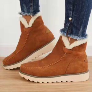 Women’s Plush Lined Suede Snow Boots