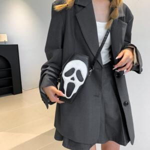 Halloween Ghost Print Coffin Bag for Women