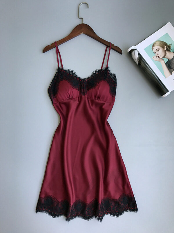 Comfortable silk suspender nightdress - Image 5