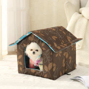 Waterproof Pet Dog And Cat Kennel Warm Foldable And Washable