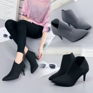 New pointed high heel boots