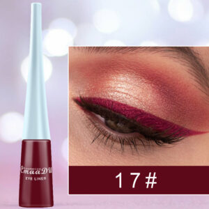 17 Color Liquid Eyeliner Matte Quick-Drying Color Eyeliner Lasting Non-Blooming Matte Glitter Eyeliner