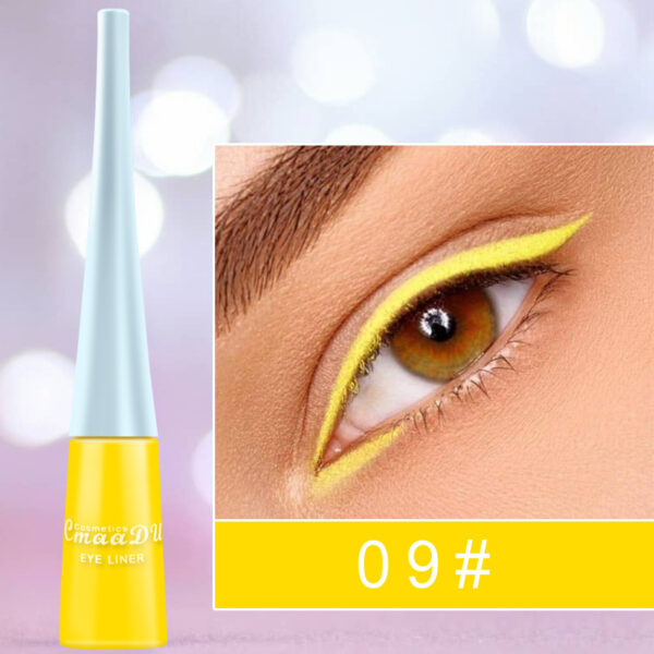 17 Color Liquid Eyeliner Matte Quick-Drying Color Eyeliner Lasting Non-Blooming Matte Glitter Eyeliner - Image 10