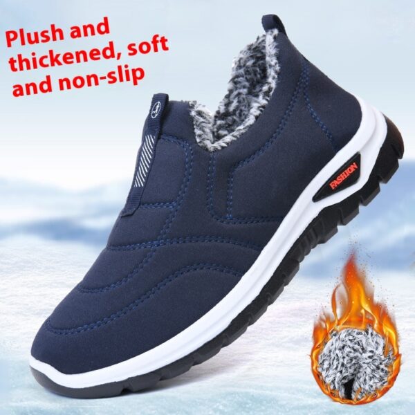 Female Fleece-lined Thickening Thermal Cotton Shoes - Image 4