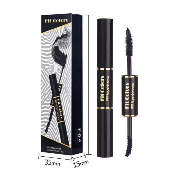 Waterproof Mascara with Dual-Head for Volume and Curl - Image 3