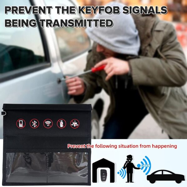 Mobile Phone Anti-radiation Signal Shielding Bag Car Key Protector - Image 9