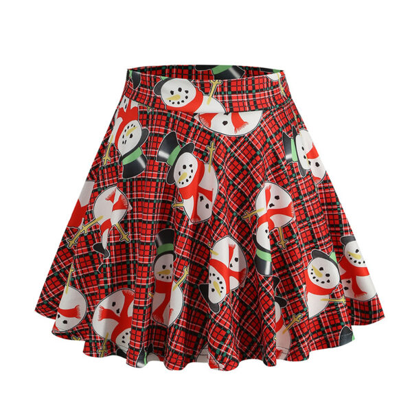 Christmas Women's Dress Plaid - Image 3