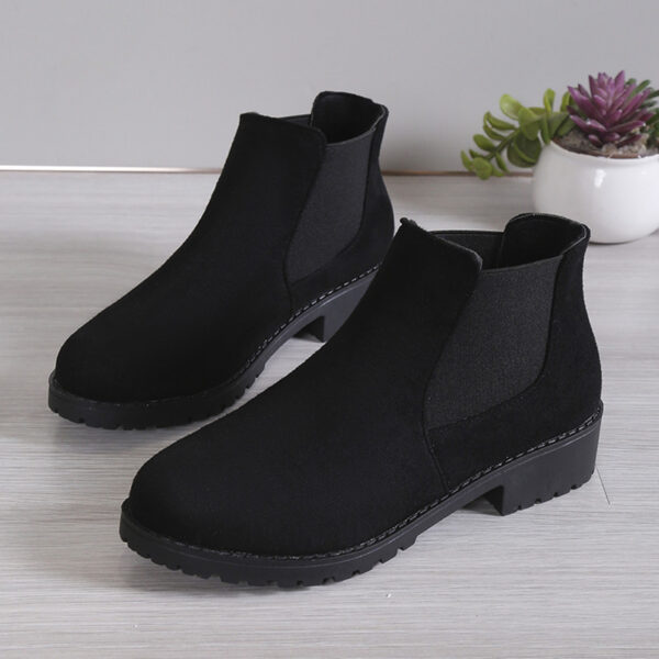 Anti-Slip Suede Retro Chelsea Boots Women - Image 5