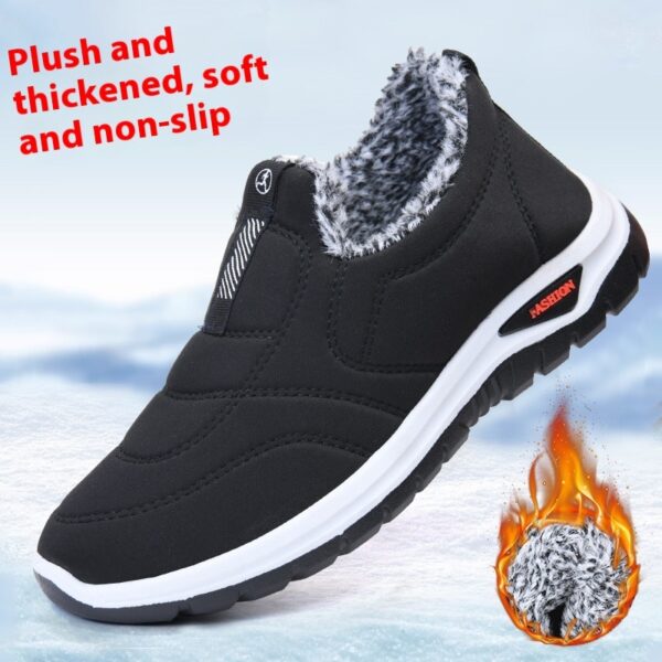 Female Fleece-lined Thickening Thermal Cotton Shoes - Image 8