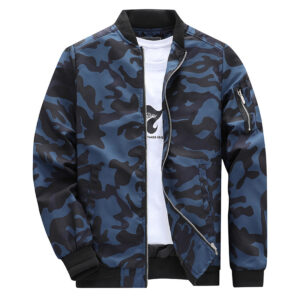 Men’s Jacket Men’s Plus Size Camouflage Leisure Sports