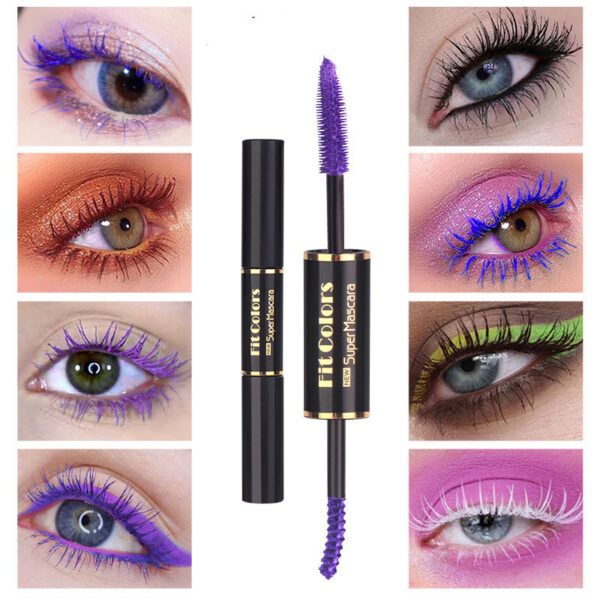 Waterproof Mascara with Dual-Head for Volume and Curl