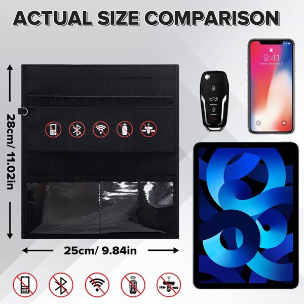 Mobile Phone Anti-radiation Signal Shielding Bag Car Key Protector - Image 6