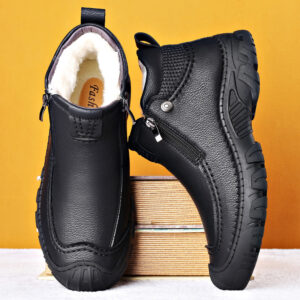 Cotton Shoes For Men With Plush Insulation