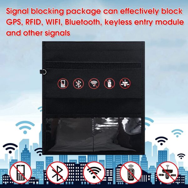 Mobile Phone Anti-radiation Signal Shielding Bag Car Key Protector - Image 10