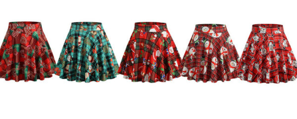 Christmas Women's Dress Plaid - Image 4