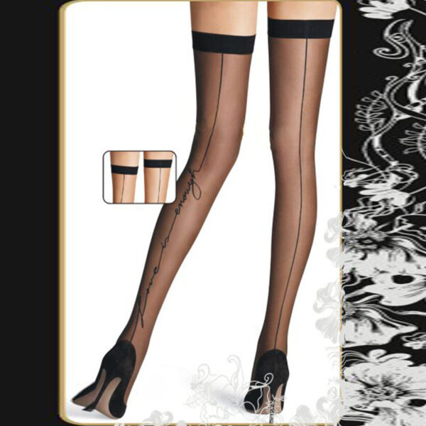 Comeodear Stretchy Fish Net Stockings Lace Stitching Sexy - Image 6