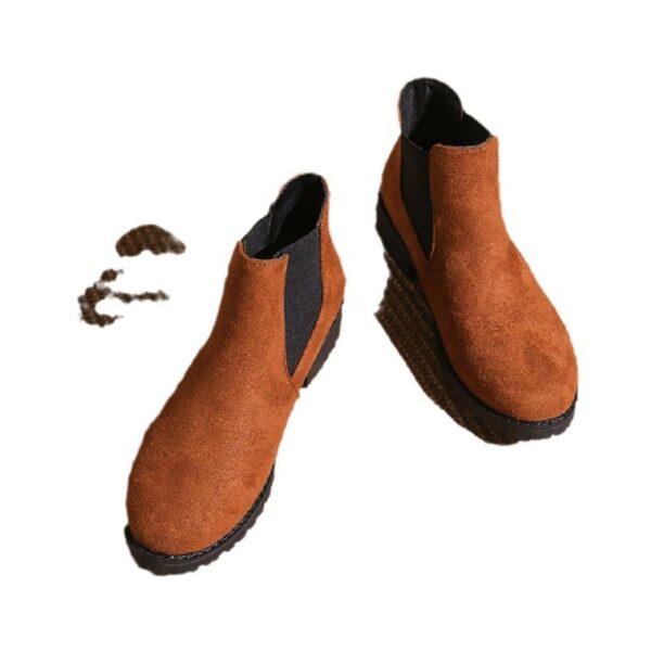 Anti-Slip Suede Retro Chelsea Boots Women - Image 8