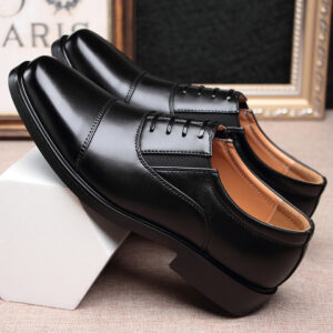 Men’s triple joint leather shoes