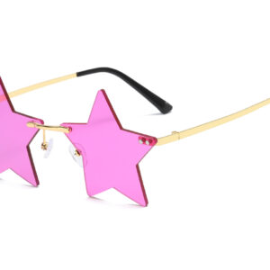 Women’s Rimless Star Sunglasses