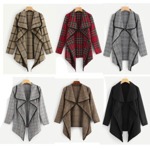 Women’s woolen cardigan jacket