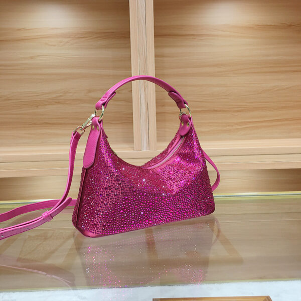 Delicate Rhinestone Women's Bag Dinner Bag Large Capacity Totes - Image 10