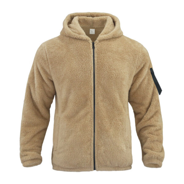 Men’s Two-Sided Sherpa Hoodie - Image 5